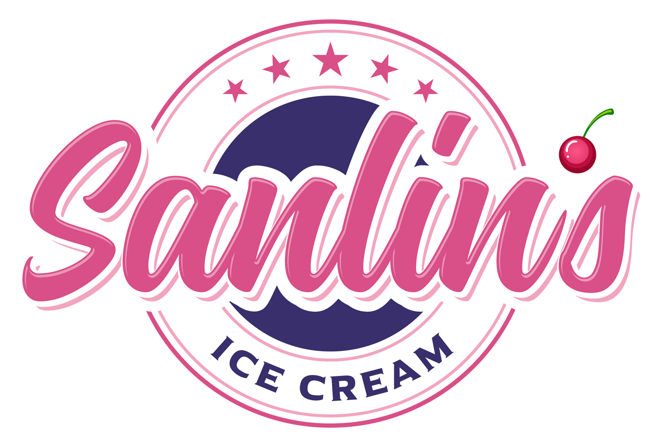 Sanlin's Ice Cream logo